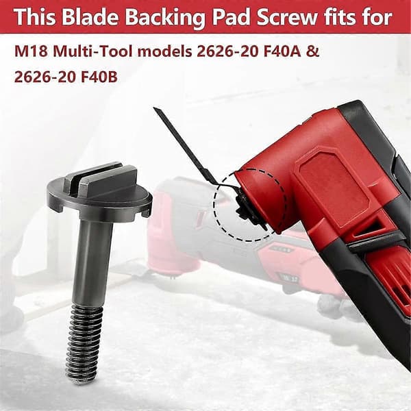 Ersättningsskruv för bladstödsbas, 06-75-0025, för Milwaukee 2626-20 M18 Multi-Tool