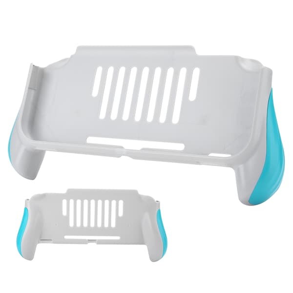 ABS Blå Spillekonsol Greb Knap Cover Hærdet Glas Beskyttelsessæt til Switch Lite{F2}