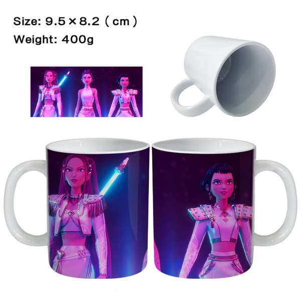 Kpop Demon Hunters Keramisk Mugg Söt Idol Fankopp 350ml Kaffemugg Present Samlarobjekt*MKB-0154* MKB-0154