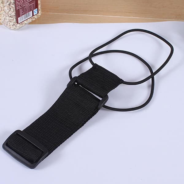 Elastisk bagagestrop - Taskefikseringsstrop med spænde - Fleksibel elastisk strop til nem bagageidentifikation (46 cm)