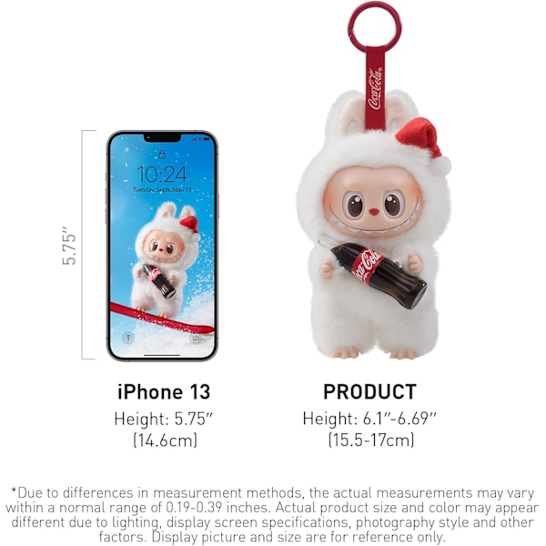 Tidsbegrænset halv pris kampagne! The Monsters Spændende Macaron Plysdukker Figur Legetøj Blind Boxes POPMART Coca-Cola Plys 1 Blind Box{F2}
