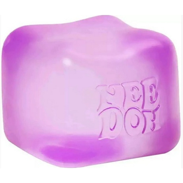 Terning Squishy Stresslegetøj – Sensorisk Fidget Legetøj Angstlindrende Klemmelegetøj Purple