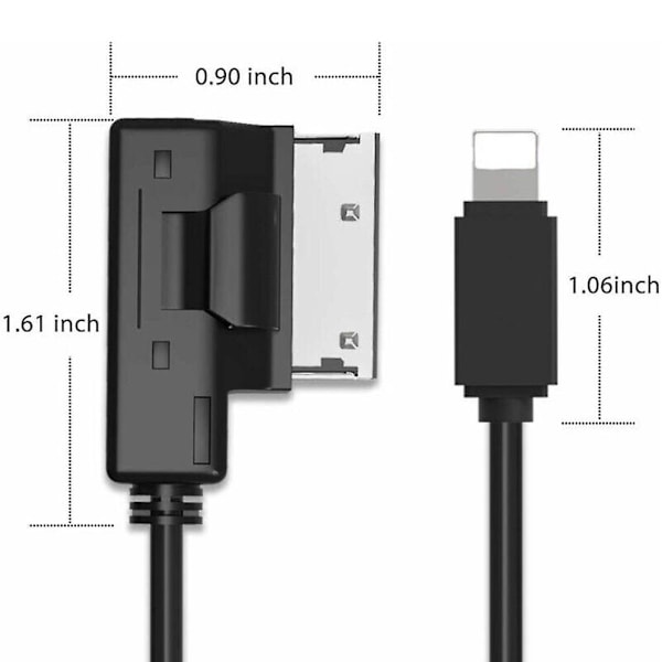 Ami Mdi Musiikki + Lataus Aux Adapterikaapeli IPhonelle Autoon{F2}