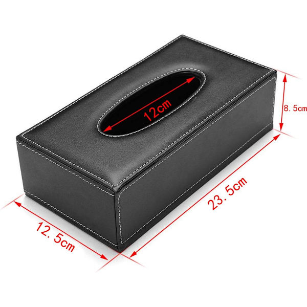Tissueboks - rektangulær tissueboks - hjemmeoppbevaring - kontor - bildekorasjon - 23,5*12,5cm