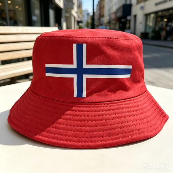 VM 2026 Norge Flag Bøllehat – En Heppende Hat Designet til Fans