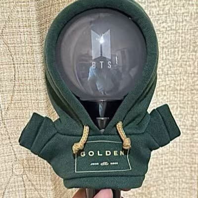 Kpop Light Stick Cover Grønn Hettegenser Stil – Fan Support Lightstick Cover Sleeve for Konsertfans