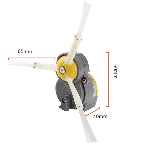 Ersättningstillbehörssats för iRobot Roomba 800 900 860 865 866 870 871 875 876 880 886 896 960 966 971 976 980 981-serien, ersättningsborstar