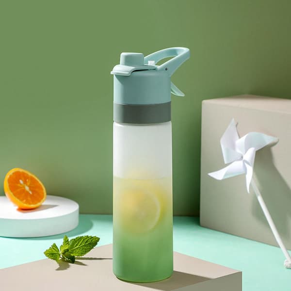 650ml Vattenflaska med Spray för Barn Flickor Stor Kapacitet{f2} grey 650ml