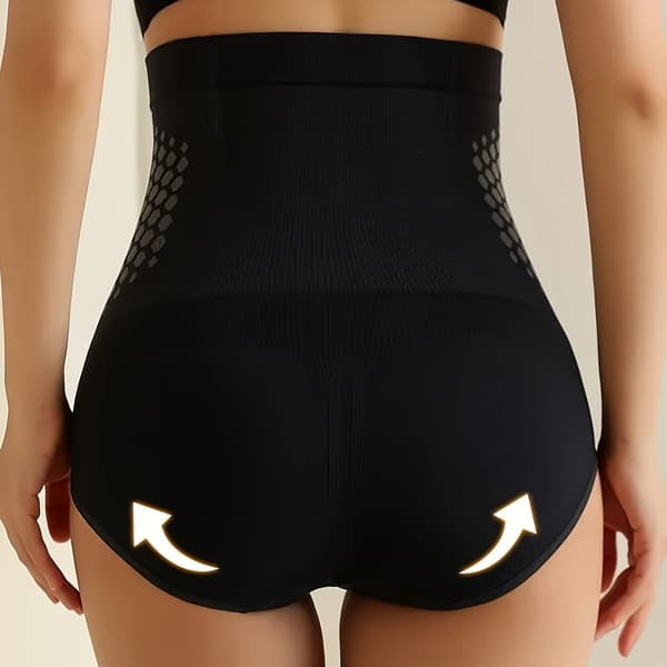 Högmidjade Shapewear Trosor Magkontroll Rumplift Sömlösa Kroppsformande Underkläder*XL*svart black XL