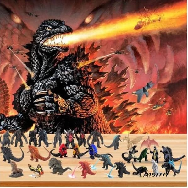 Helt ny Godzilla Adventskalender Godzilla Adventskalender blindboksleke MJ51
