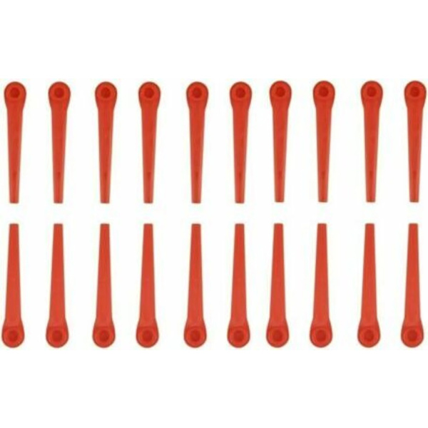 100X plastikk erstatningsblader for GARDENA EasyCut LI-18/23R(F2)