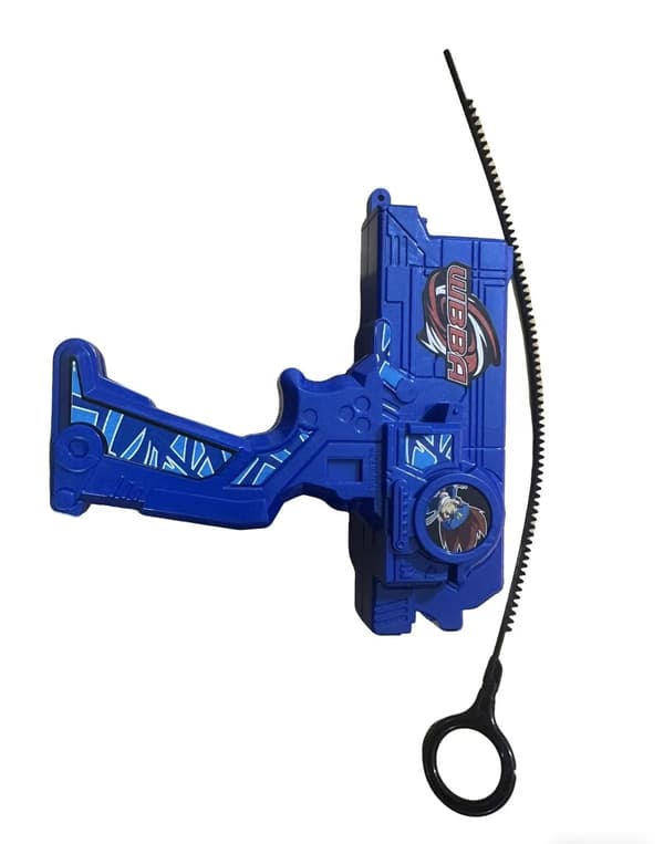 Super King Battle Spinning Top, Burst Metal Gyro Legetøj, Ingen Affyrer Inkluderet**Affyrer 2 Launcher 2