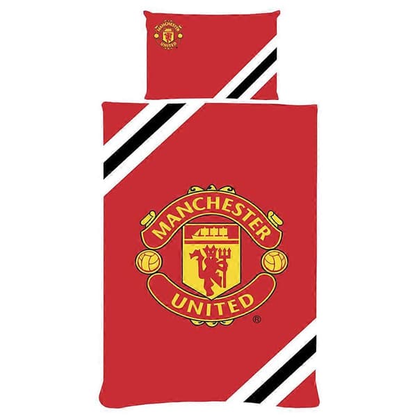 Manchester United FC Core Randigt Påslakanset{f2}