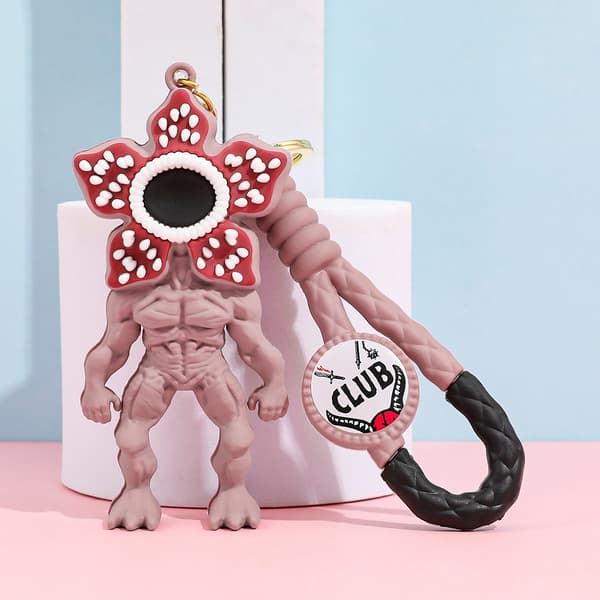 2025 Ny Stranger Things Nøglering Figur | Mini Karakter Vedhæng | Fan Samlerobjekt Gave*Dustin A*
