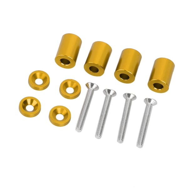 Hætteventilationsafstandsstykke i aluminiumslegering til 6 mm motor (guld) (f2)