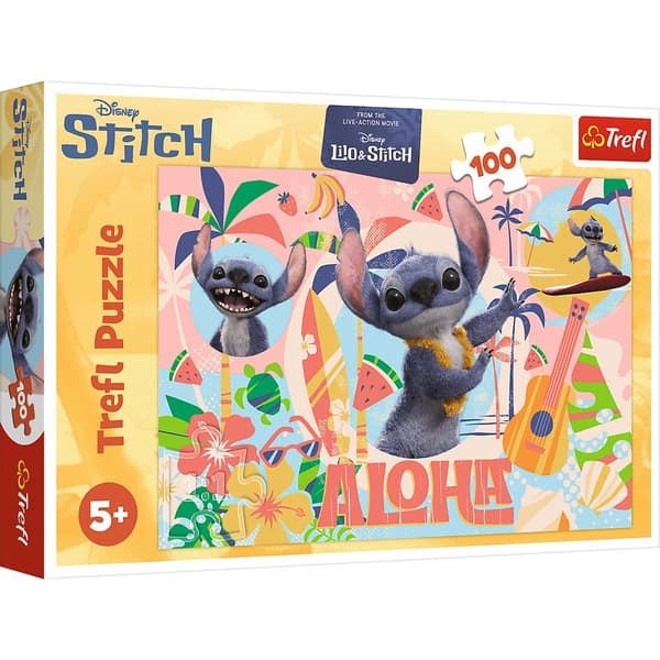 Disney Stitch Pussel, 100 bitar med Stitch och vänner (f2) 320