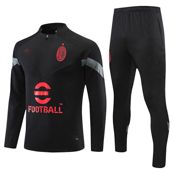 AC Milan Fodbold Uniform Langærmet Træningssæt XXL