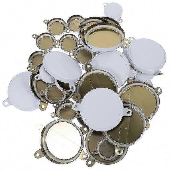 80 st metalloljefatsförslutningslock, propplock för förvaring White 9.00X7.00X1.00CM