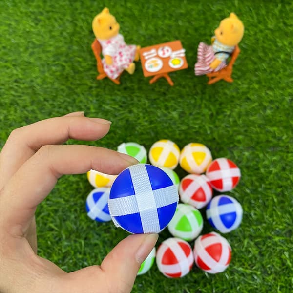 Kardborrebollar för tygdardboard, 24 st dartspelstillbehör