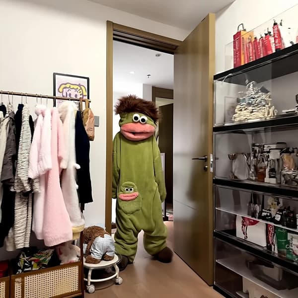Rolig Stort Mun Monster Onesie Korallfleece Sovkläder Vinterpyjamas Halloween Juldräkt 11 XL