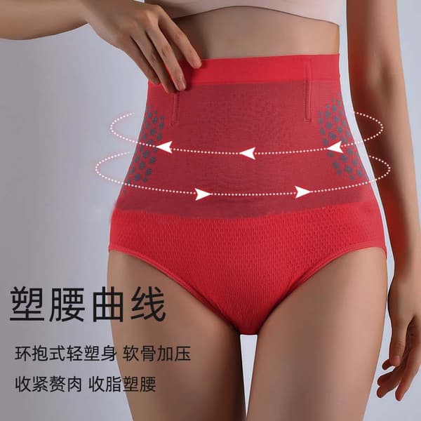 Högmidjade Shapewear Trosor Magkontroll Rumplift Sömlösa Kroppsformande Underkläder*S*svart black S