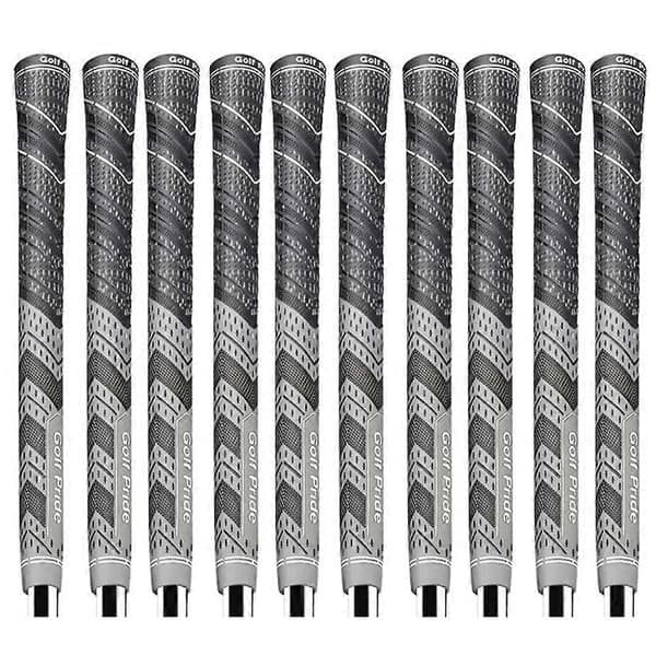 10 kpl Golf Pride MCC PLUS 4 -golfgrippejä vakiokoko harmaa Grey
