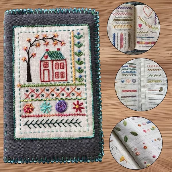 Stygnbok Broderi Stygnbok DIY Syböcker Broderiböcker med Stygn Syböcker för Nybörjare och Entusiaster