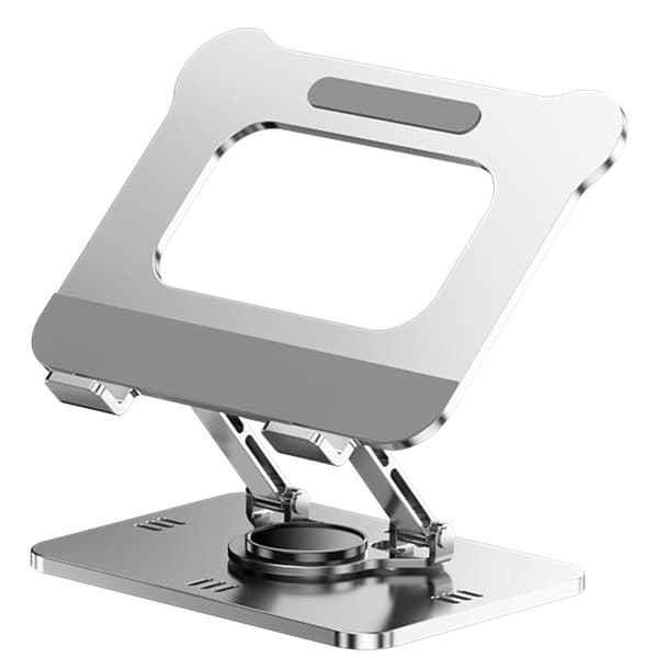 Laptopstativ - ergonomisk - 360* roterbart - karbonstål - 11*8 tommer