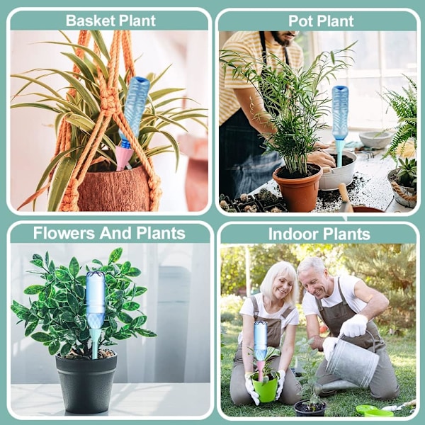 12-pack automatiskt bevattningssystem, justerbart och enkelt att vattna,{F2]