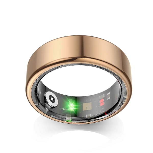 Smart Ring for Blodtrykk, Helse og Aktivitetsmåling - Blodsukker, Søvn, Hjertefrekvens, 100% Ny gull{F2] gold 11