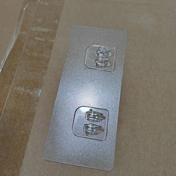 Pikalukko vahva läpinäkyvä reiätön tarrakoukku seinälle asennettava teline jäljettömällä liimapaikalla kylpyhuoneen keittiön tarrakoukku{f470}