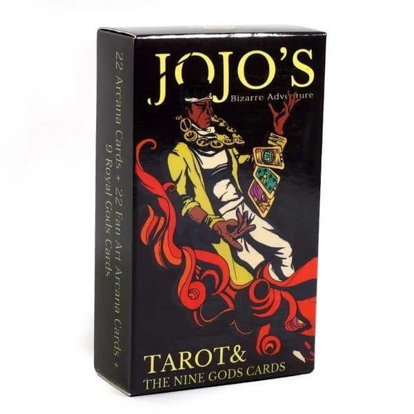 Anime JoJo Bizarre Adventure Tarotkort Spådomssæt Engelsk Version Oracle Brætspil til Venner Fest{F2}