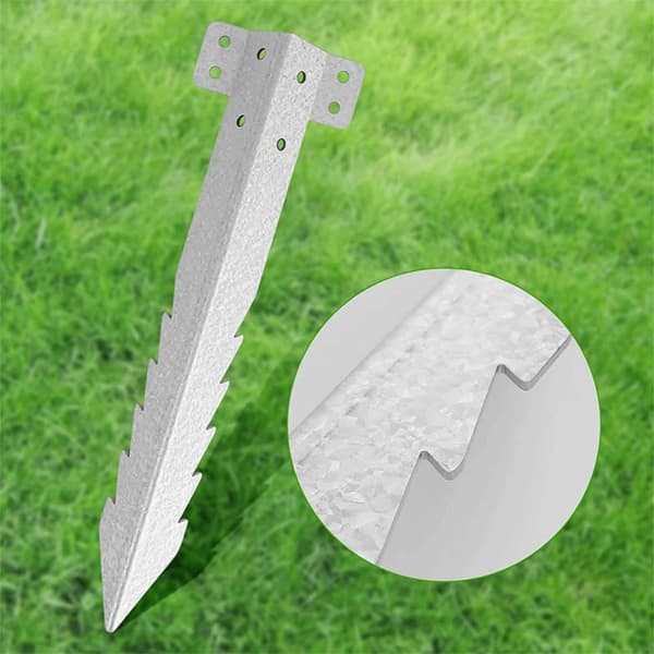 10-pack Kraftiga Fästpinnar Trä Galvaniserat Stål Metall Cor(f2) A