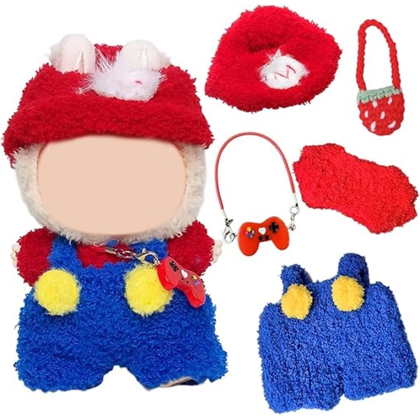 5 vaatekappaletta (pehmolelu ei sisälly){f190}