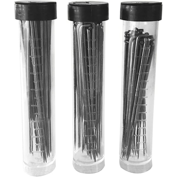 120 stk. Trekantede filtenåle Nålefiltning DIY Uldfiltningsværktøj 3 størrelser 78 mm 86 mm 91 mm (Hver størrelse 40 stk.)