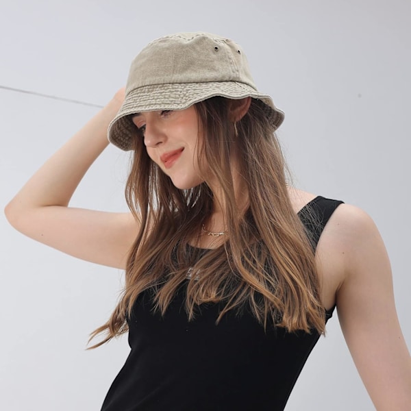 3-pack Tvättade Bomulls Bucket Hats Hopfällbara Sommar Utomhus Keps Rese Strand Solhatt Enfärgade för Män Kvinnor{F2}