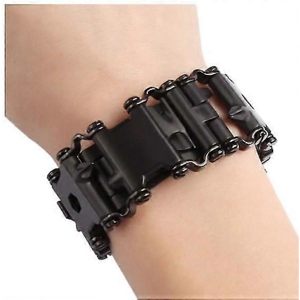 Multifunktionellt Verktygsarmband Black