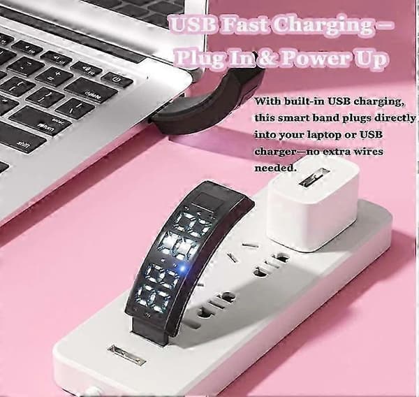 Fitsleeps väckarklocka, ett väckningslarm med tyst vibration Blue