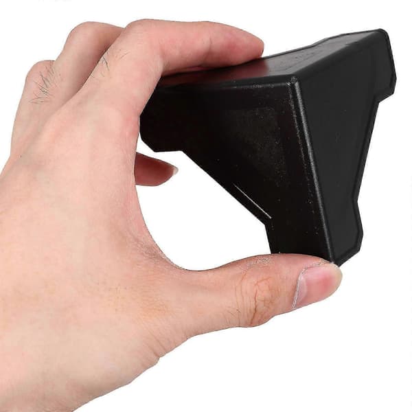 Hjørnebeskyttere af plast til kartonemballage til beskyttelse 200 stk. Black 6X6CM