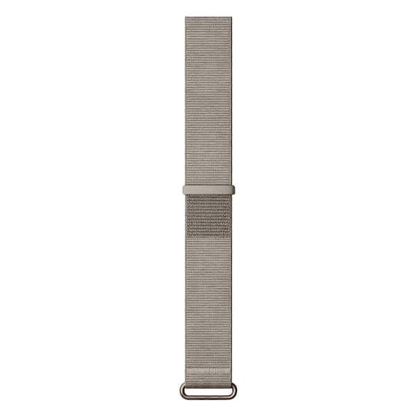 Borrelåsbånd i nylon for Garmin CIRQA Smart Band Soft Mist Gray
