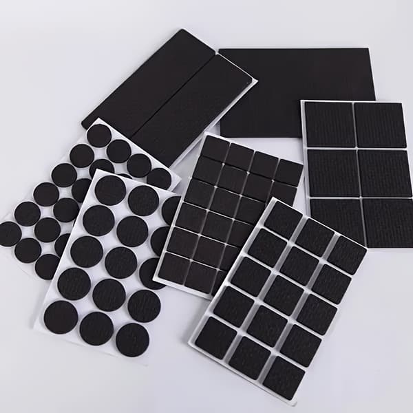 Selvklebende møbelputer - Gulvbeskyttere som kan klippes til stoler og bord, ripebestandige Rectangle 18pcs
