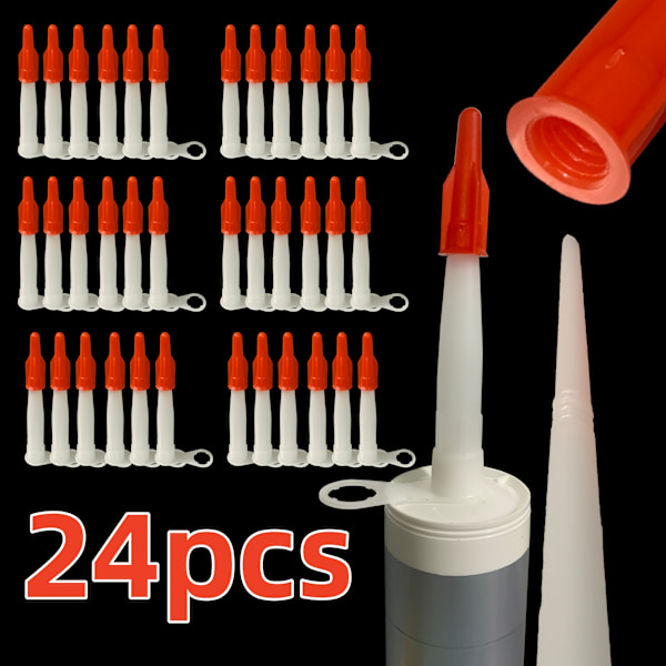 Reservröda munstyckesskruvlock - 3/6/12/24-pack, reservdelar 24pcs