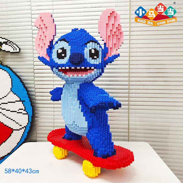 Stitch Mini Byggeklodser | Små Partikler DIY Samlelegetøj
