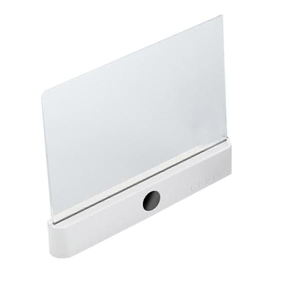 Boklys, oppladbart klart LED flatt leselys med 3 farger og timer, plate lampe bok full side