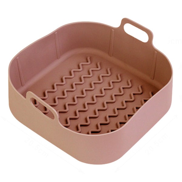 Airfryer Silikonform Livsmedelssäker Återanvändbar Värmebeständig Ugnstillbehör Coff Coff{F2} Coffee Square Wave