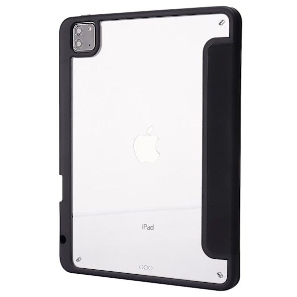 iPad Pro 13 (2024) Kotelo Origami-jalustalla Nahkainen Tablettisuoja Automaattisella Herätys/Lepotilatoiminnolla - Musta Monivärinen Multicolor Black