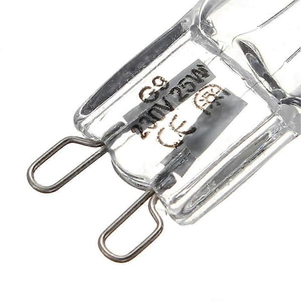 10-pack G9 Halogenlampor 220-240V 25W 40W 60W Varmvitt Ljus Optimal Belysning 40W