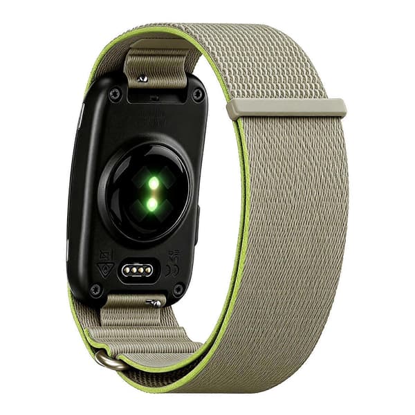 Borrelåsbånd i nylon for Garmin CIRQA Smart Band Lime Yellow