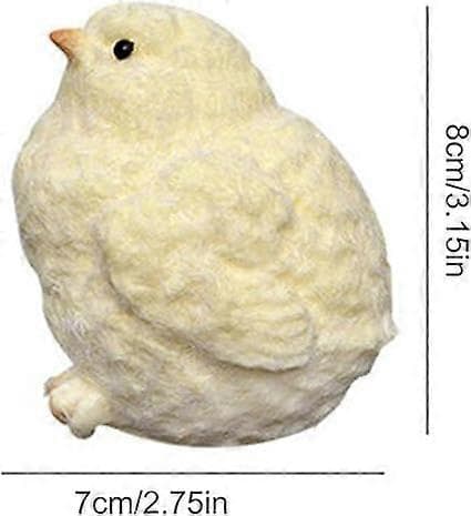 Kylling Squishy Legetøj, Håndlavet Taba Squishy Legetøj, Ultrablødt Kyllingeformet Klemmelegetøj, Fluffy Kyllingeformet Sanselegetøj, Squishy(f2)