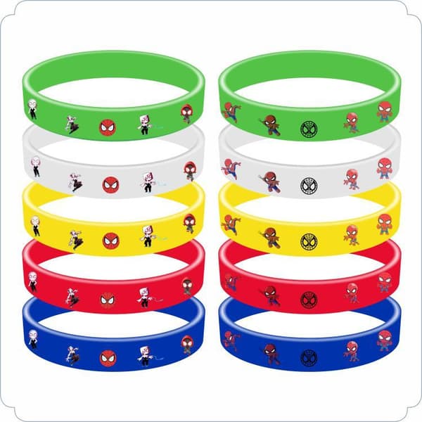 10 stk. Spiderman Spidey og venner Armbånd Børnefest Slikpose Fyld